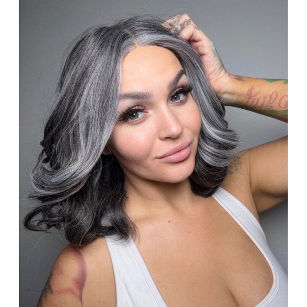 Rebel Gypsy “Dangerously there” lace front pre-cut Swiss lace front wig New